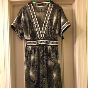 BCBG MaxAzria Dress Black/White Small